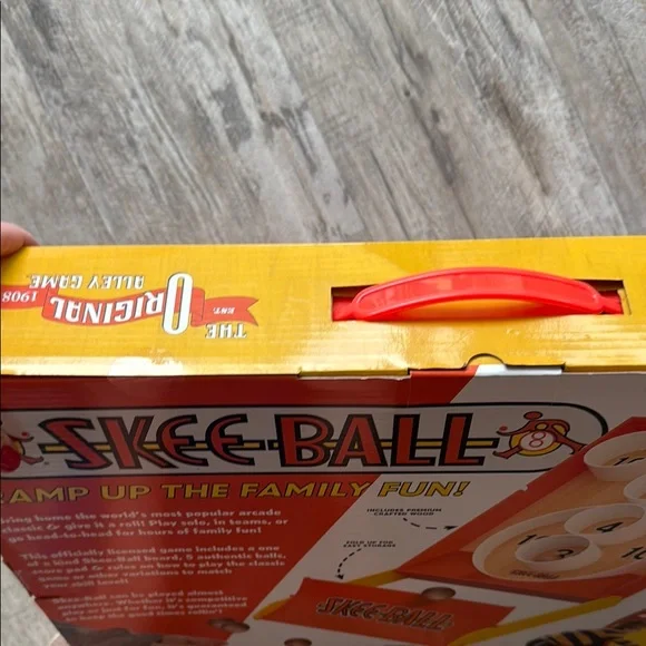 NWT Skee-Ball Game - Red and White - Picture 2 of 2